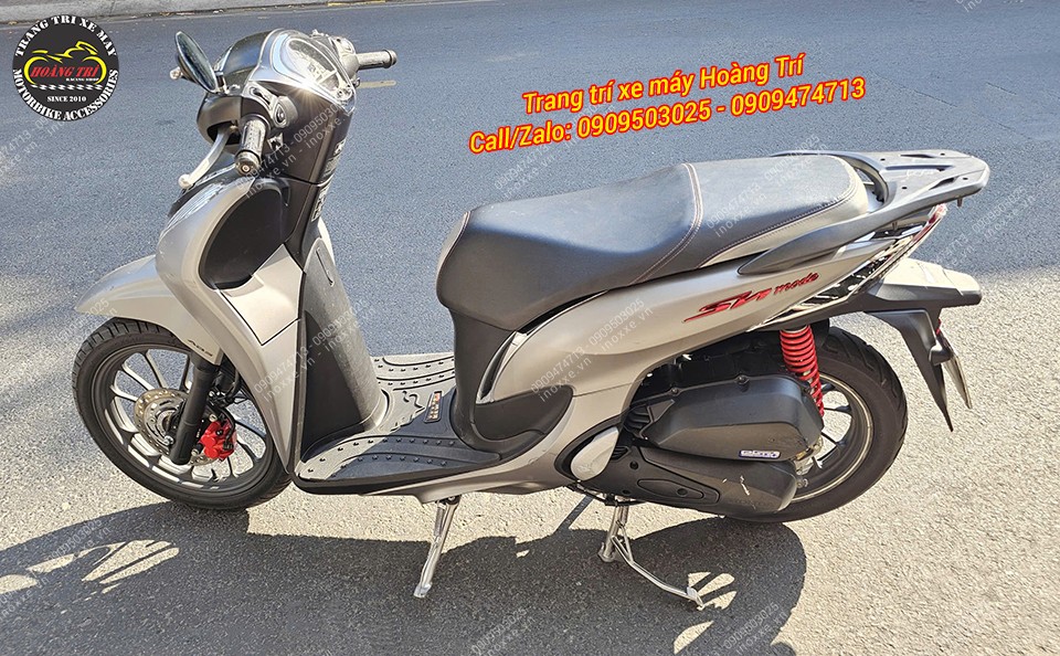 Bộ chân chống inox cho xe Vario, Airblade, PCX 2014, Sh Mode
